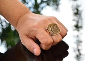 İslami Hediye, 925 Ayar Gümüş Yüzük, Minimalist Yüzük Ayetül Kürsi Oymalı Gümüş Yüzük - Görsel 2