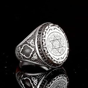 Kral Süleyman Yüzüğü, Süleyman Yüzüğü, Başmelek, Süleyman, Süleyman Mührü Yüzüğü, Kabbala, Okült, Lemegeton - Görsel 5