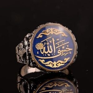 Erkekler İçin İslami Yüzük, 925 Ayar Gümüş Erkek Yüzüğü - Görsel 3