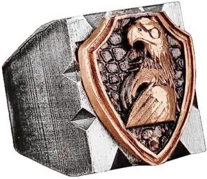 Erkekler İçin Kartal Yüzük, Hayvan Yüzüğü, Vintage Yüzük, El Yapımı Yüzük, 925 Ayar Gümüş Erkek Yüzüğü - Görsel 1