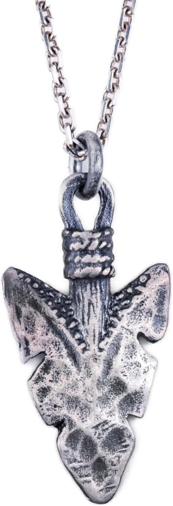 925 Ayar Gümüş Ok Ucu Kolye - Güç ve Koruma Sembolü - El Yapımı Takı Erkekler ve Kadınlar İçin - Maceraperestler için Hediye - Görsel 1