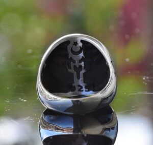 Surat'ul Nur Kuran Yüzüğü, 925 Ayar Gümüş Yüzük, İslami Yüzük, Dini Yüzük - Görsel 5