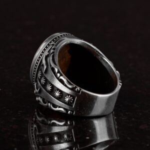 Davud Yıldızı ve İnanç Sembolü Yüzük, Davud Yıldızı Gümüş Yüzük, 925 Ayar Gümüş Yüzük - Görsel 6