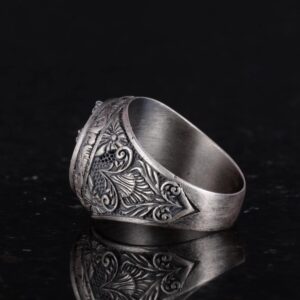 Spartan Yüzük - 925 Ayar Gümüş Yüzük - Savaşçı Yüzük - Görsel 7