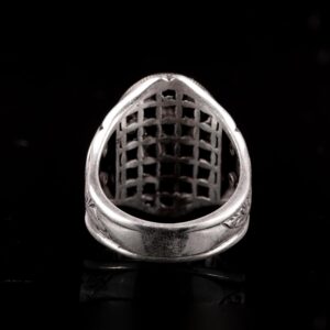 Gerçek Doğal Druzy Kuvars Taş Yüzük, Büyük Yüzük, Çapraz Yüzük - Görsel 6