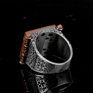 Kabbalah Yüzüğü, Davud'un Yıldızı Yüzüğü, Süleyman Mührü Yüzüğü, Erkek Sterlin Gümüş İslami Yüzük - Görsel 7