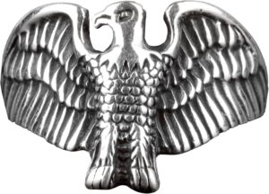 Gümüş Erkek Yüzüğü, Kartal Yüzüğü, Kuş Yüzüğü - Görsel 1