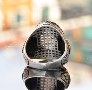 Gerçek Doğal Avustralya Opal Taşlı Yüzük, 7.55 Karat, Kral Yüzüğü, Sterlin Gümüş Yüzük, Nişan Yüzüğü - Görsel 8