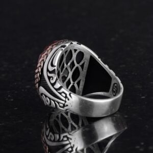 925 Ayar Gümüş Yüzük - Üretilmiş Taş Gümüş Yüzük - El Yapımı Yüzük (Üretilmiş sultanite) - Görsel 7