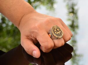 Kurt Yüzüğü, Gotik Yüzük, 925 Ayar Gümüş Yüzük, Damga Yüzük, Hayvan Yüzüğü, Erkek Gümüş Yüzük - Görsel 7