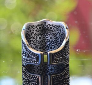 Kurt Gümüş Erkek Yüzük, Yaban Hayatı Yüzüğü, Hayvan Gümüş Yüzük, 925 Ayar Gümüş Yüzük - Görsel 5