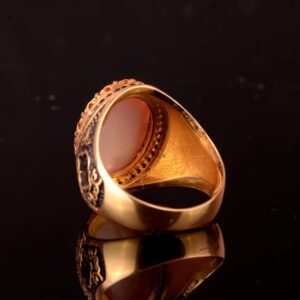 925 Ayar Gümüş Yüzük - Sembol Yüzükler - Erkek Yüzükleri (Yıldız ve Hilal) - Görsel 6