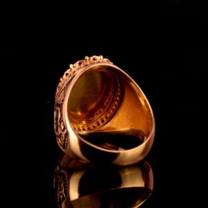 925 Ayar Gümüş Yüzük - Sembol Yüzükler - Erkek Yüzükleri (Davud Yıldızı) - Görsel 6