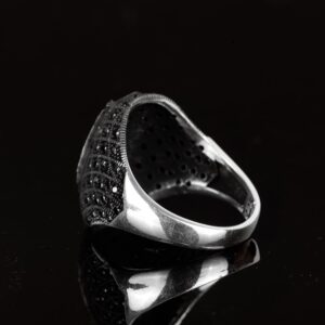 Baykuş Yüzük, 925 Ayar Katı Gümüş Yüzük, Hayvan Yüzüğü - Görsel 6