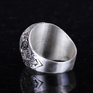 Yılan Burcu Yüzüğü - 925 Ayar Gümüş Yüzük - Görsel 7