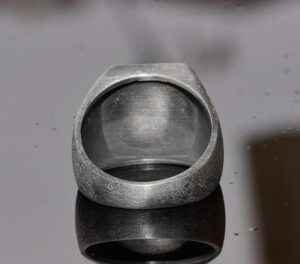 El Yapımı Kartal Başı Yüzük, Gümüş Erkek Yüzüğü - Özgürlüğün ve Gücün Sembolü - Görsel 8