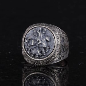 Spartan Yüzük - 925 Ayar Gümüş Yüzük - Savaşçı Yüzük - Görsel 6