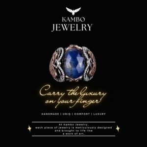 Doğal Mavi Safir Taşlı, 925 Ayar Sert Gümüş Erkek Yüzük - Doğal Taşlarla El Yapımı Zarafet - Görsel 5