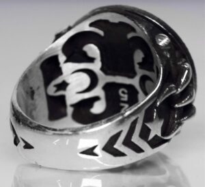 Sterling Gümüş Erkek Yüzük, Davud Yıldızı - Görsel 3