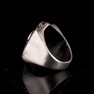 Haçlı Şövalye Gümüş Yüzük, 925 Ayar Gümüş Erkek Yüzük, Şövalye Tapınakçı Yüzüğü - Görsel 6