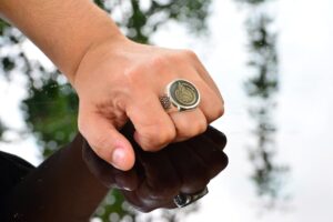 Ayatul Kursi, Koruma Yüzüğü, 925 Ayar Saf Gümüş Erkek Yüzüğü, İslami Yüzük - Görsel 7