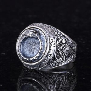 Yılan Burcu Yüzüğü - 925 Ayar Gümüş Yüzük - Görsel 6