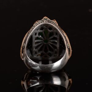 Gerçek Doğal Taş El Yapımı Yüzük - 925 Ayar Gümüş Şık Yüzük (Drusy Kuvars) - Görsel 7