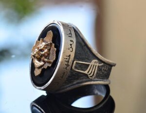 Kurt Yüzüğü, Vahşi Hayat 925 Ayar Gümüş Erkek Büyük Yüzük - Görsel 4