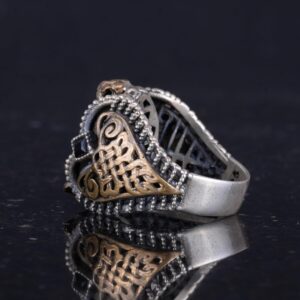 Sterling Gümüş Desenli Yüzük, Amblem - Şahane Kültürel Tasarım (Yggdrasil Hayat Ağacı) - Görsel 6