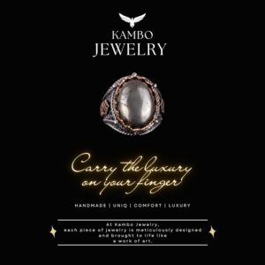 Gerçek Doğal Pirit Taşı Yüzük, 925 Ayar Katı Gümüş Erkek Yüzüğü, Refah Manifestasyonu Tasarımı - Görsel 7