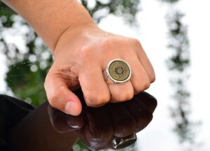 Surat'ul Nur Kuran Yüzüğü, 925 Ayar Gümüş Yüzük, İslami Yüzük, Dini Yüzük - Görsel 7