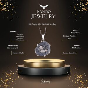 925 Ayar Gümüş Tasarım Kolye Ucu - Burç Kolyeleri - El Yapımı Kolye (İkizler) - Görsel 2