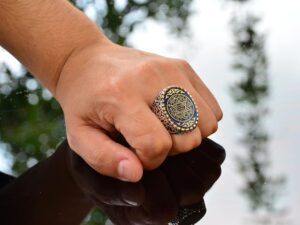 Davud Yıldız Yüzüğü, Süleyman Erkek Yüzüğü, Kabbalah Yüzüğü, Büyük Yüzük, 925 Ayar Sert Gümüş Yüzük Erkekler İçin - Görsel 7