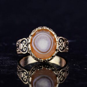 925 Ayar Gümüş, Gerçek Doğal Druzy Kuvars Taşı ile Kaplama Yüzük, El Yapımı Kadın Yüzüğü (Kahverengi) - Görsel 4