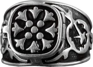 Sterling Gümüş Erkek Yüzük, Gizli Kutulu Yüzük - Görsel 1