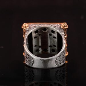 David Yıldız Yüzüğü, Süleyman Mühür Yüzüğü, Erkekler İçin Gümüş Yüzük - Görsel 7