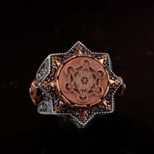 Metatron Sembol Yüzüğü, Kabbalah Yüzüğü, 925 Ayar Gümüş Yüzük - Görsel 6