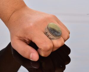 Gerçek Sarı Safir Taş Yüzük, Osmanlı Mühür Yüzüğü, 925 Ayar Gümüş Yüzük - Görsel 7