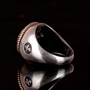 Erkekler İçin Kartal Yüzüğü, 925 Ayar Gümüş Yüzük, Hayvanlar Yüzüğü, İmparator Kartalı Yüzüğü, Ayarlanabilir Kartal Yüzüğü - Görsel 6