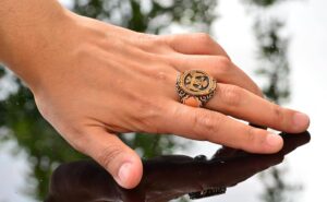 Çift Başlı Kartal Erkek Yüzüğü, Hayvan Yüzüğü, 925 Ayar Gümüş Yüzük - Görsel 6