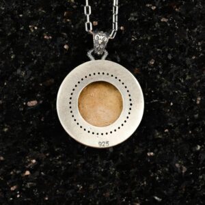 Erkekler için 925 Ayar Gümüş Kolye - Hayvan Temalı, Gotik Temalı Takı (İsa) - Görsel 4