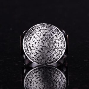 925 Ayar Gümüş Erkek Yüzük, Müslüman Yüzük, Esmaul Husna Yüzüğü - Görsel 5