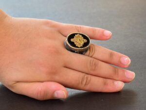 Tılsım Yüzük, Yıldız Yüzük, 925 Ayar Gümüş Erkek Yüzüğü - Görsel 6