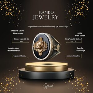 Kurt Yüzüğü, Vahşi Hayat 925 Ayar Gümüş Erkek Büyük Yüzük - Görsel 2