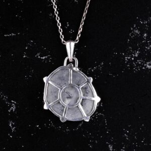 925 Ayar Gümüş Tasarım Kolye Ucu - Burç Kolyeleri - El Yapımı Kolye (İkizler) - Görsel 4