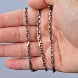 Ayat'ul Kursi Kolye, Erkekler İçin İslami Kolye, 925 Ayar Gümüş Kolye, Erkek Takısı, Müslüman Madalyon - Görsel 8