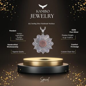 925 Ayar Gümüş İslami Hat Yazısı Kolye - Erkek İslami Kolye - Görsel 2