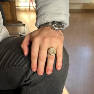 Erkekler için 925 Ayar Gümüş Yüzük, Kurt Yüz Yüzüğü, Kurt Başlı Yüzük - Görsel 3