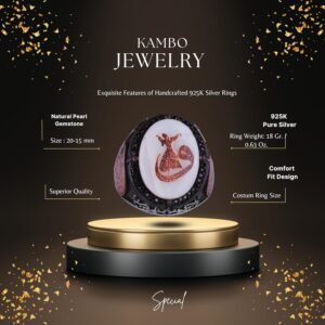 Desenli El Yapımı Yüzük - 925 Ayar Gümüş Erkek Yüzüğü - David Yıldızı Takısı (Vav ve Semazen) - Görsel 2