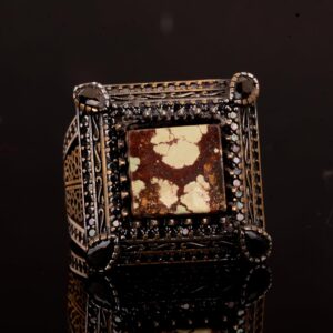 Gerçek Doğal Arizona Turkuaz Taş Yüzük, 925 Ayar Gümüş Yüzük - Görsel 7